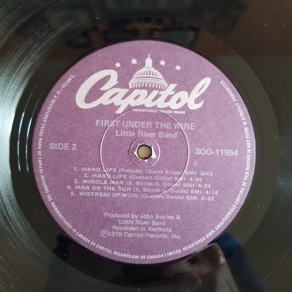 Little River Band First Under The Wire Vinyl LP Record ⏺3/$40+Free Shipping!🚚 - Picture 3 of 8